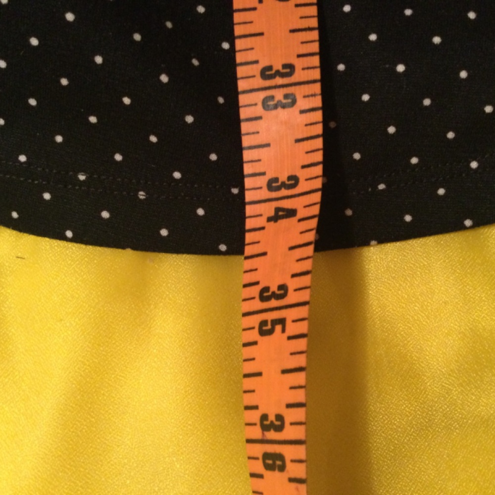 H & M Black Dress with White Polka dots and Crisscross back strap - Picture 6 of 12